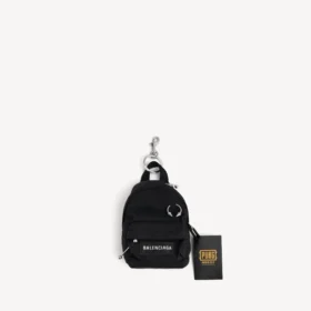 Llavero/colgante para mochila Balenciaga i PUBG i PUBGM Explorer Micro para hombre en negro