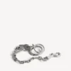 Llavero Neverlost para hombre en plata antigua Llavero Neverlost para hombre en plata antigua
