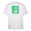 Logotipo, respetuosa con el medio ambiente, manga corta, unisex, blanco 594579THV639000