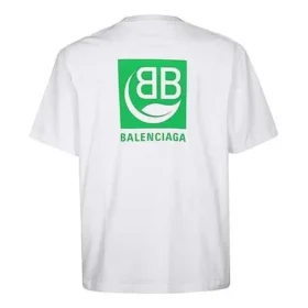 Logotipo, respetuosa con el medio ambiente, manga corta, unisex, blanco 594579THV639000