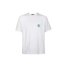 Logotipo, respetuosa con el medio ambiente, manga corta, unisex, blanco 594579THV639000