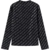 Mini suéter con estampado integral «Negro» 730402TNVQ91073