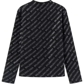 Mini suéter con estampado integral «Negro» 730402TNVQ91073 Mini suéter con estampado integral «Negro» 730402TNVQ91073