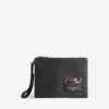 Monedero para tarjetas de crédito para hombre en negro Monedero para tarjetas de crédito para hombre en negro