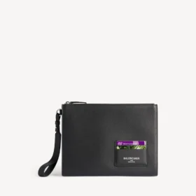 Monedero para tarjetas de crédito para hombre en negro