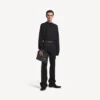 Monedero para tarjetas de crédito para hombre en negro Monedero para tarjetas de crédito para hombre en negro