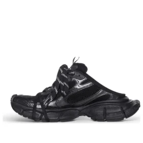 Mules 3XL «Black Mesh and Polyurethane» 742672W3XL11010