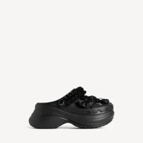 Mules Crocs™ para mujer con Jibbitz™ en negro