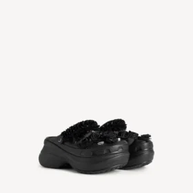 Mules Crocs™ para mujer con Jibbitz™ en negro