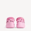 Mules Crocs™ para mujer con Jibbitz™ en rosa claro