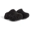 Mules de Crocs «Black Fake Fur on Rubber» 720762W0FOU1000