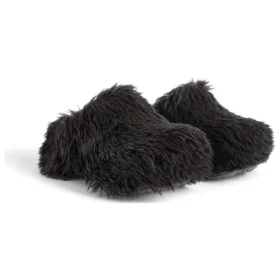 Mules de Crocs «Black Fake Fur on Rubber» 720762W0FOU1000