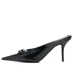 Mules de cuero Knife BB «Negro» 694722WBBI21000