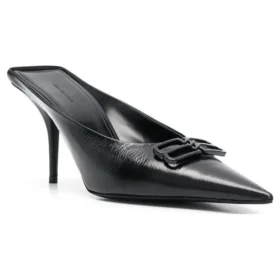 Mules de cuero Knife BB «Negro» 694722WBBI21000
