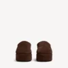 Mules de plataforma blanda Alaska para mujer en color espresso claro