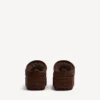 Mules de plataforma blanda Alaska para mujer en color espresso claro