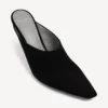 Mules Duchesse para mujer en negro Mules Duchesse para mujer en negro