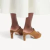 Mules Fargo para mujer en color marrón