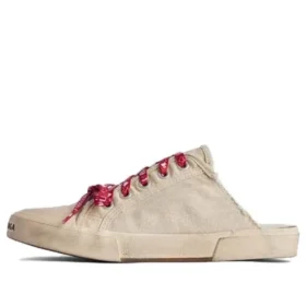 Mules Paris «Algodón desgastado blanco y goma blanca» 693952W3PA59060