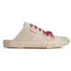 Mules Paris «Algodón desgastado blanco y goma blanca» 693952W3PA59060