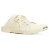 Mules Paris «Algodón desgastado blanco y goma blanca» 693953W3RC69090