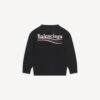 Niños – sudadera de Political Campaign en negro Niños – sudadera de Political Campaign en negro