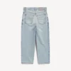 Pantalón capri Jackie para mujer en azul claro decolorado Pantalón capri Jackie para mujer en azul claro decolorado