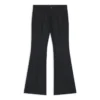 Pantalones acampanados a la medida, corte regular «Negro» 704709TLT171000