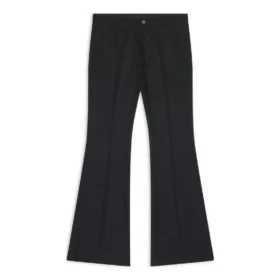Pantalones acampanados a la medida, corte regular «Negro» 704709TLT171000