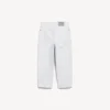 Pantalones capri Jackie para mujer en blanco