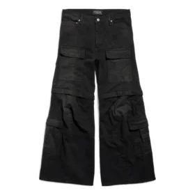 Pantalones cargo acampanados «Negro» 783694TNW111672