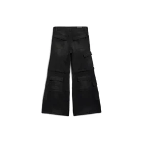 Pantalones cargo acampanados «Negro» 783694TNW111672