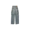 Pantalones cargo de Denim con cremallera de doble sentido de la colección 24SS «Blue» 773759TPW534868