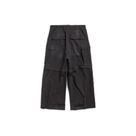 Pantalones cargo grandes «Negro» 790982TKP271000