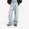 Pantalones casuales para hombre en azul claro