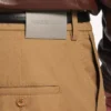 Pantalones chino para hombre talla grande en color camel