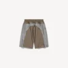 Pantalones cortos de chándal técnico para hombre en gris Pantalones cortos de chándal técnico para hombre en gris