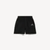 Pantalones cortos de corte holgado para hombre en color negro