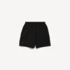 Pantalones cortos de corte holgado para hombre en color negro