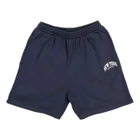 Pantalones cortos de sudadera de algodón Cities New York «Navy White» 676137TLVM30396