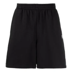 Pantalones cortos de sudadera de algodón City Paris «Black White» 676137TLVL81070