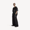 Pantalones de chándal de fútbol 3B para hombre en negro