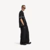 Pantalones de chándal de fútbol 3B para hombre en negro