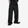 Pantalones de chándal de fútbol 3B para hombre en negro