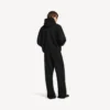 Sudadera con capucha para hombre de corte mediano con diseño «Messy Spray» en negro Sudadera con capucha para hombre de corte mediano con diseño «Messy Spray» en negro