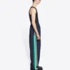 Pantalones de chándal Sporty B «Azul oscuro, verde, blanco» 675491TKO484063