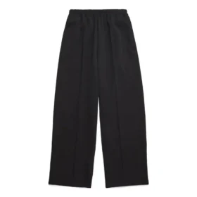 Pantalones de cintura elástica y pierna recta «Negro» 743903TNT391000