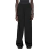 Pantalones de cintura elástica y pierna recta «Negro» 743903TNT391000