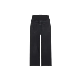 Pantalones de doble cintura «Negro» 661609TBP471055