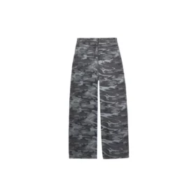 Pantalones de jeans de camuflaje de pierna ancha «Gris» 641456TJW551055